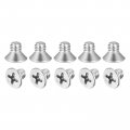 Uxcell 10 -24x5 16 Flat Head Machine Screws Phillips 304 Stainless Steel Bolts 50pcs