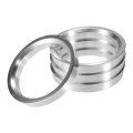 4pcs Od 67 1mm To Id 58 Aluminum Alloy Car Hub Centric Rings Wheel Bore Center Spacer 