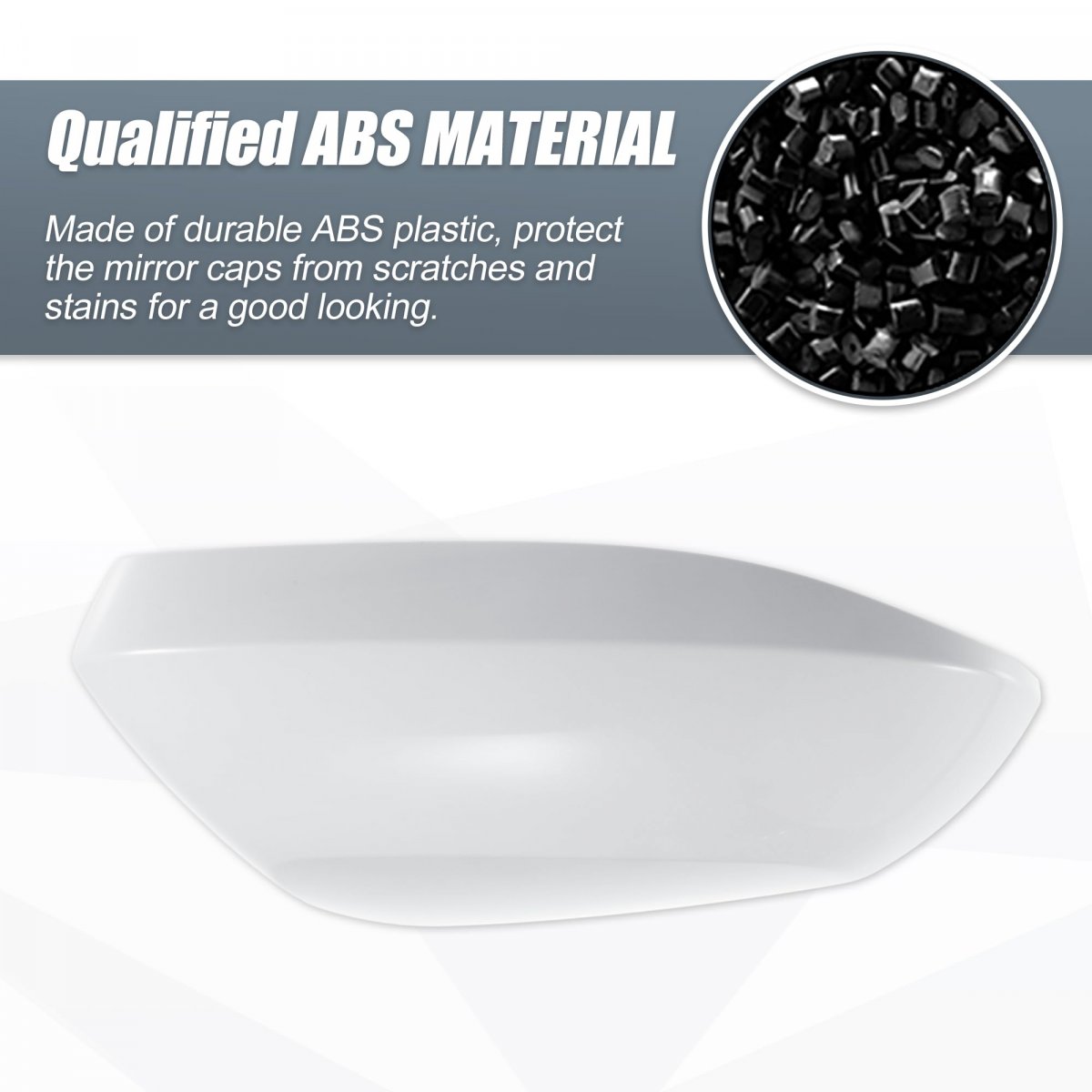Car Rear View Right Passenger Side Mirror Cover Cap Replacement White For Toyota Corolla 2020-2023 Guard Covers Exterior