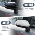 Car Rear View Right Passenger Side Mirror Cover Cap Replacement White For Toyota Corolla 2020-2023 Guard Covers Exterior
