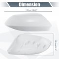 Car Rear View Right Passenger Side Mirror Cover Cap Replacement White For Toyota Corolla 2020-2023 Guard Covers Exterior