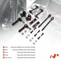 A-premium Set Of 8 Sway Bar Link Inner Outer Tie Rod End Compatible With Buick Lucerne 06-11 Lesabre 00-05 Riviera 97-99 Park