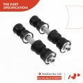 A-premium Set Of 8 Sway Bar Link Inner Outer Tie Rod End Compatible With Buick Lucerne 06-11 Lesabre 00-05 Riviera 97-99 Park