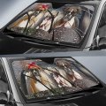 Brindle Boxer Foldable Sunshade Windshield Shield Dog Family Car Shade For Front Animal Visor Cover Protector Blocks Uv Rays