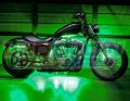 Ledglow 12pc Advanced Green Led Motorcycle Accent Neon Underglow Lighting Kit 4 Patterns Brightness Levels 6 Flexible Light
