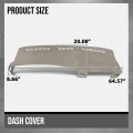 Tpe Dash Cover Skin Cap Gray For Chevy Silverado Gmc Sierra 1500 2500 1999 2006 And Classic 2007 Fits Tahoe Suburban Yukon Xl