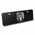 Ipick Image Made For Ram 2019 3d Logo 12 X 4 25 European Look Chrome Half-size Stainless Steel License Plate
