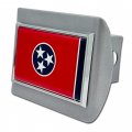 Elektroplate Tennessee Chrome State Flag All Metal Brushed Hitch Cover For Trucks And Suvs Fits Standard 2 Trailer Receivers