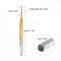 Uxcell Thread Tap Metric M1 X 0 25 Titanium Coated Cobalt Hss High Speed Steel 3 Straight Flutes Machine Mini Micro Screw