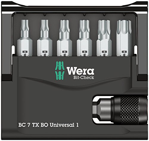 Wera Torx Bore Hole 8067-6 Bo Z Sheet Metal Bit Set