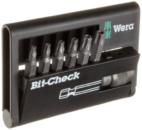 Wera Torx Bore Hole 8067-6 Bo Z Sheet Metal Bit Set