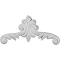Ekena Millwork Onl05x03x01wa 5 8-inch W X 2 1 2-inch H 3 P Washington Center With Scrolls Onlay 
