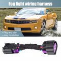 X Autohaux Fit For Chevy Camaro 2010-2015 Drl Daytime Running Light Fog Lamp Harness Halos Plug And Play Adapter Kit
