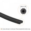 Uxcell Screen Spline 15m 49 21ft Rubber Sealing Strip Window Retainer 4mm Od Black 2 In 1 Combine Type