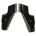 Front Outer Bumper Brackets Set For Chevy Silverado 1500 2500 3500 Hd Classic And Avalanche Bl3189 Black Powder Coated Steel 2