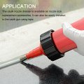 Uxcell 6 Pcs Caulking Nozzles 25mm Width Stainless Steel Reusable Caulk Nozzle Applicator Tool For Kitchen Bathroom Window