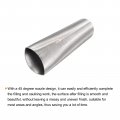 Uxcell 6 Pcs Caulking Nozzles 25mm Width Stainless Steel Reusable Caulk Nozzle Applicator Tool For Kitchen Bathroom Window