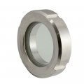 Megaior Circular Viewing 51mm 2 Clear Sanitary Weld On Sight Glass Stainless Steel Ss316