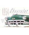 1954 Chevrolet Sales Folder Literature Piece Brochure Advertisement Options 