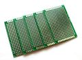 Double Side Prototype Pcb Universal Printed Circuit Board 4x6cm 10 Pieces Glass Fiber Sided Prototyping Boards With 0 1in Grid 