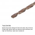 Uxcell M2 X 0 4 Spiral Flute Tap 1 6mm Drill Bit Set Metric Titanium Plated M35 Cobalt High Speed Steel Machine Threading Screw