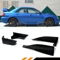 Fits For 2002-2007 Impreza Wrx Sti Gd Front Rear Side Aero Guard Strake Spats Combo