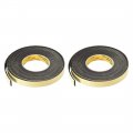 Uxcell Sponge Tape Eva Single Sided Sealing Foam 5m Length 20mm Width 3mm Thick Black 2pcs