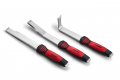 Seam Buster Set 3 Piece Panel Splitter Tool With Straight 30 Degrees Offset And 90 Right Angle Cutters Chrome Vanadium Steel 