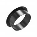 Uxcell Black Straight Duct Connector Flange Abs Plastic Air Outlet Inlet Adaptor For 5 95 Inch Dia Hose
