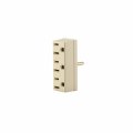 Leviton C22-00697-00w White Triple Tap Plug-in Outlet Adapters 