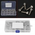 Socket Head Cap Screw Assortment Set 135pcs M2 5 M3 M4 M5 M6 M8 Stainless Steel Hex Metric Screws Bright Finish Bolts Nuts Kit