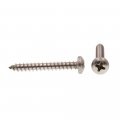 Prime-line Sheet Metal Screw Self-tapping Pan Head Phillips 8 X 1-1 4 In Grade 18-8 Stainless Steel Pack Of 100