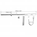 Uxcell U-bolt Pipe Clamp With Expansion Screw Fit 1 25mm Supports 250mm Long Adjustable Bracket For Gas Pipeline