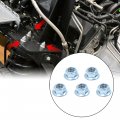 Uxcell 5pcs Metal M12 Thread Universal Hexagon Lock Screw Nut Fasteners For Car Motorcycle