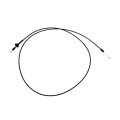 Hood Release Cable Ford Excursion 2000 2001 2002 2003 2004 2005 Steel Replacement For 4c3z16916aa 5c3z16916aa F81z16916aa Black 