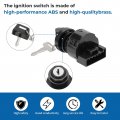 M Mati Ignition Key Switch 4 Position 6 Pin For Polaris Ranger 400 500 570 800-mid-size Etx Ev-li-ion Rzr-base Ace 325 570 900
