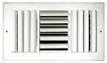 Truaire 8 In X 4 3 Way Aluminum Adjustable Curved Blade Wall Ceiling Register 