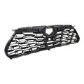 Front Bumper Chrome Grille Mesh Honeycomb Grill With View Camera Hole Replacement For 2020 2021 2022 Highlander Sport Utility 4