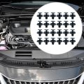 Hoypeyfiy 50pcs Push-type Retainer Clips 90467-07201 Splash Shield Push-in Style Replacement For Toyota Lexus Engine
