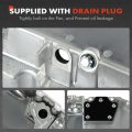A-premium Engine Oil Pan Sump With Drain Plug Compatible Chevrolet Equinox 2018-2020 Gmc Acadia 2017-2020 Terrain Buick