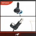 A-premium Abs Wheel Speed Sensor Compatible With Chevy Gmc Models Silverado 2500 2009 Hd Sierra 2009-2010 Rear Driver Or