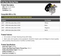 Marketplace Auto Parts Front Power Steering Pump With Pulley Compatible 2007-2009 Mercedes-benz E350