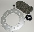 1987-1998 Yamaha Yz250 Non-o Ring Chain And Sprocket 15 49 114 L 