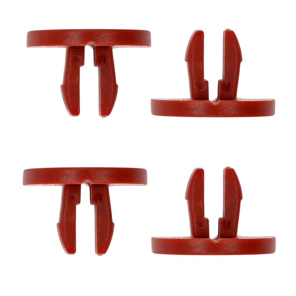 Splash Shield Grommet Nuts For Lincoln Nautilus 2019 20 Red Nylon 0 13 In Center Groove 0 8 Head Diameter 4 Pieces W702438 S300