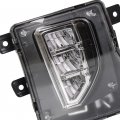 Ecotric Clear Led Fog Lights Compatible With 2016-2019 Chevy Silverado 1500 Bumper Lamps W Wiring Harness Replacement For