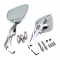 Motorcycle Flamed Style Running Mirror For Yzfr1 R6 Fzr600 Yzf600r Chromed