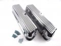 Sb For Ford 289-302-351 Polished Aluminum Finned Valve Covers No Hole Polish E41202p 