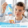 Wfeang Clear Safety Glasses 80 Pair Protective Eyewear For Men Women Ansi Z87 1 Scratch Impact Resistant Eye Protection Worklab