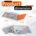 Front Turn Signal Side Marker Light Cover For Patriot 2007 2008 2009 2010 2011 2013 2014 2015 2016 2017 Passenger Right Corner