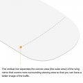 X Autohaux Car Rearview Mirror Glass Replacement With Backing Plate Heated Left Driver Side For Mazda 5 Cx-7 Cx-9